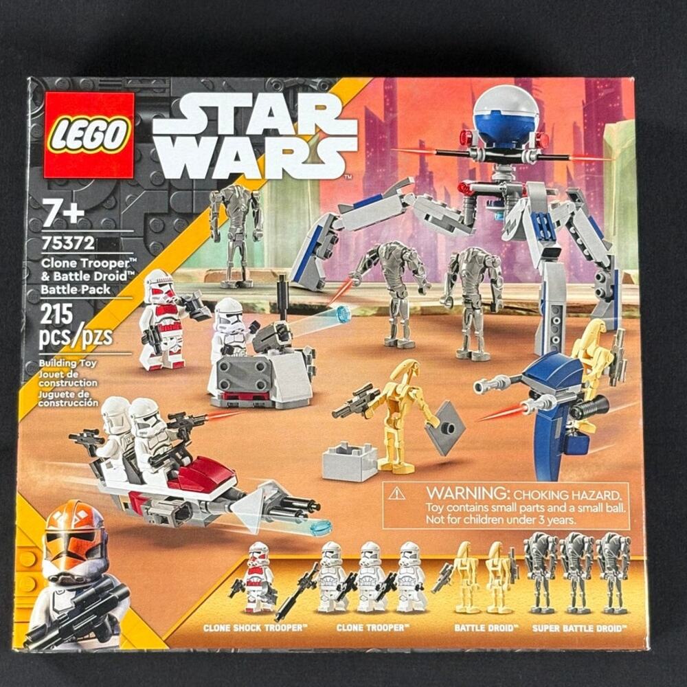 LEGO Star Wars Clone Trooper & Battle Droid Battle Pack 75372 NEW Sealed